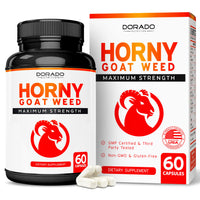 Thumbnail for Horny Goat Weed For Men and Women - [Maximum Strength 1590mg] - Maca, Ginseng, L-Arginine, Tribulus - Premium Hornygoatweed - Icariin Epimedium - 3rd Party Tested - USA Made - 60 Count