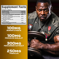 Thumbnail for MuscleTech Testosterone Booster for Men, AlphaTest - T-Boost Mens Supplement with Tribulus Terrestris & Boron - Daily Male Gym Workout Supplements for Muscle Growth, Stamina & Energy - 120 Pills