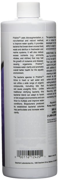 Thumbnail for Seachem Pristine Aquarium Treatment, 500ml (001438)