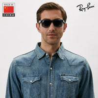 Thumbnail for Ray-Ban RB4165 Justin Classic Polarized Square Shape Sunglasses for Men and Women- Timeless Classic Sun Glasses with Modern Elegance - Premium UV Protection - Designer Men's and Women's Sunglasses