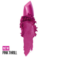 Thumbnail for Maybelline Color Sensational Lipstick, Lip Makeup, Cream Finish, Hydrating Lipstick, Nude, Pink, Red, Plum Lip Color, Pink Thrill, 0.15 oz; (Packaging May Vary)