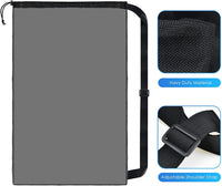 Thumbnail for BROTOU Extra Large Sports Ball Bag Mesh, Basketball Bags Team Balls, Adjustable Shoulder Strap, Team Work Ball Bags for Holding Soccer, Football, Volleyball, Swimming Gear (30” x 40”) (1PCS)