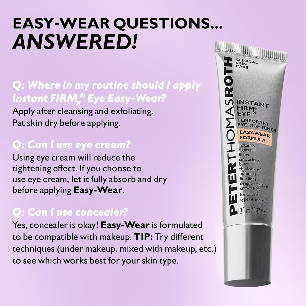Peter Thomas Roth | Instant FIRMx® Eye Temporary Eye Tightener Easy-Wear Formula