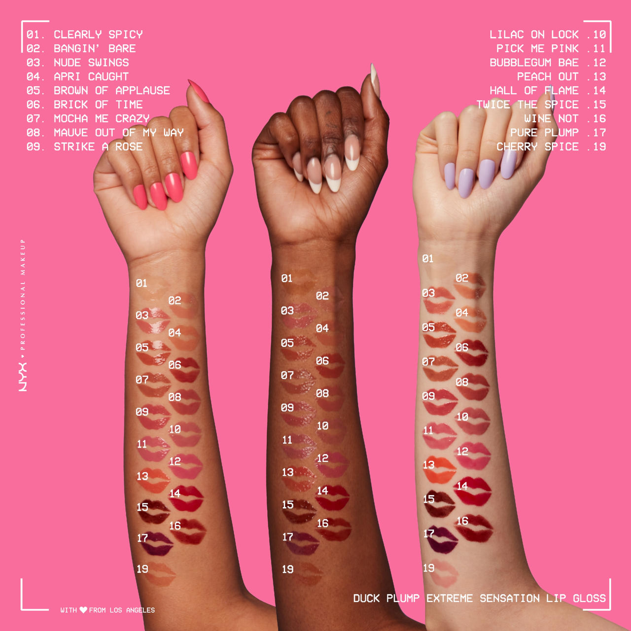 NYX PROFESSIONAL MAKEUP Duck Plump High Pigment Plumping Lip Gloss with Spicy Ginger, Vegan Lip Makeup - Twice The Spice (Spiced Red)