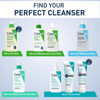 Thumbnail for CeraVe Hydrating Foaming Oil Cleanser, Moisturizing Oil Cleanser for Face & Body, Squalane Oil + Hyaluronic Acid + Ceramides, For Dry to Very Dry Skin, Fragrance Free & Residue Free, 19 FL Oz