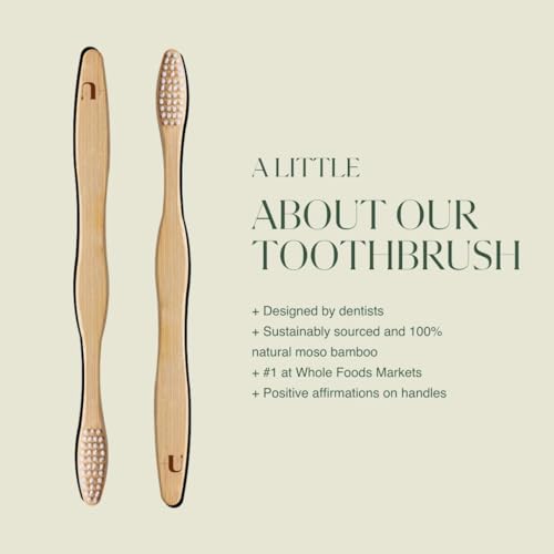 Image 3 of Plus Ultra Bamboo Toothbrush - BPA Free Soft Bristle for Adults