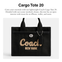 Thumbnail for COACH Cargo Tote Bag 20 Black One Size