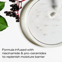 Thumbnail for SheaMoisture Melanin Care Gentle Cream Cleanser Nourished & Radiant for Cleansing & Replenishing Skin's Moisture Barrier, with Pro-Ceramides +Elderberry Complex, 6 oz