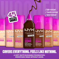 Thumbnail for NYX PROFESSIONAL MAKEUP Make 'Em Wonder Liquid Foundation, 24HR Foundation Makeup With A Soft Matte Finish, Buildable Full Coverage - 09 Light Nude