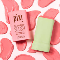 Thumbnail for Pixi On-the-Glow Blush - Fleur, Hydrating Tinted Moisture Blush Stick with Ginseng, Aloe Vera & Fruit Extracts, For Cheeks & Lips, 19g / 0.6oz, Paraben-Free