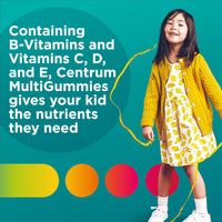 Thumbnail for Centrum Kids Multivitamin Gummies, Tropical Punch Flavor Made With Natural Flavors, 150 Count, 150 Day Supply