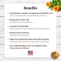 Thumbnail for LAFEBER'S Classic Nutri-Berries Pet Bird Food, Made with Non-GMO and Human-Grade Ingredients, for Macaws and Cockatoos, 10 oz
