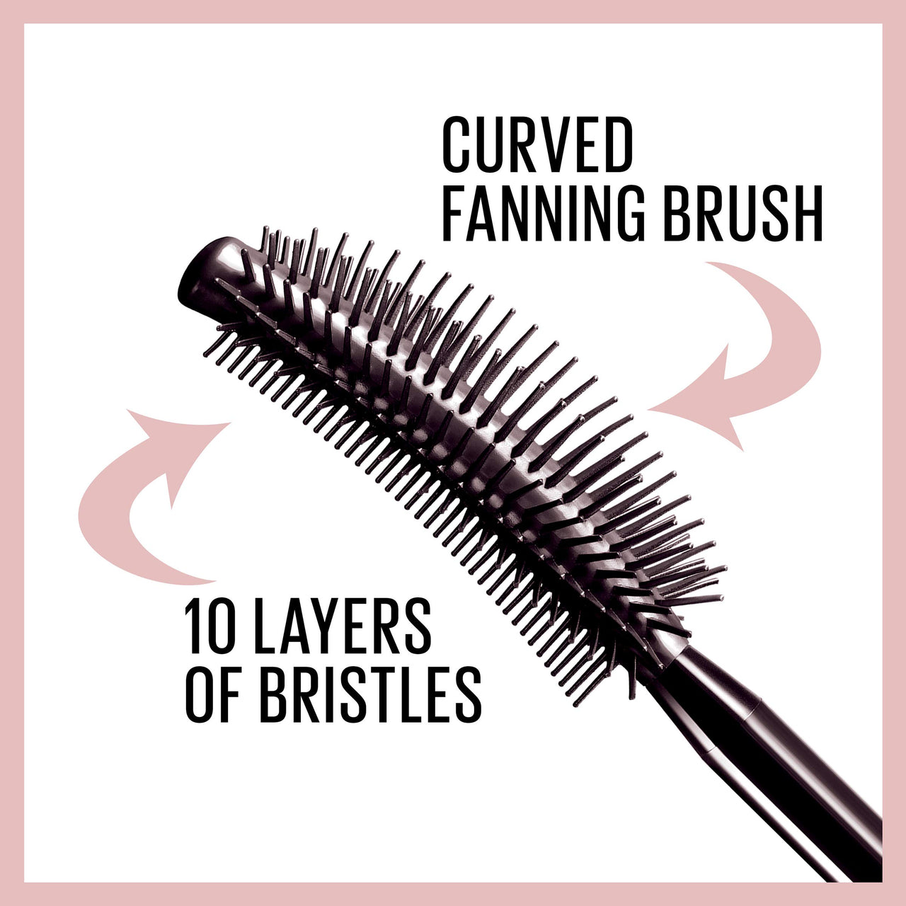 Maybelline Lash Sensational Washable Mascara, Lengthening and Volumizing for a Full Fan Effect, Midnight Black, 1 Count