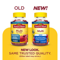 Thumbnail for Nature Made Multi for Him, Mens Multivitamins Gummies, Energy Metabolism Support, Multivitamin for Men, 70 Gummy Vitamins and Minerals, 35 Day Supply