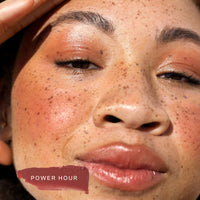 Thumbnail for Tower 28 BeachPlease Cream Blush + Tinted Lip Balm - Multi-Use Lip Tint + Dewy Blush for Cheeks With Aloe Vera + Green Tea - Vegan, Non-Comedogenic Makeup for Sensitive Skin - Power Hour (0.16 oz)