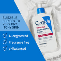 Thumbnail for CeraVe Intensive Moisturizing Lotion, Hydro-Urea + Shea Butter, Body Lotion For Dry Skin, Relieves Signs Of Extra Dry Skin, Non Greasy Hydrating Cream For Rough, Tight, Red & Itchy Skin, 8oz