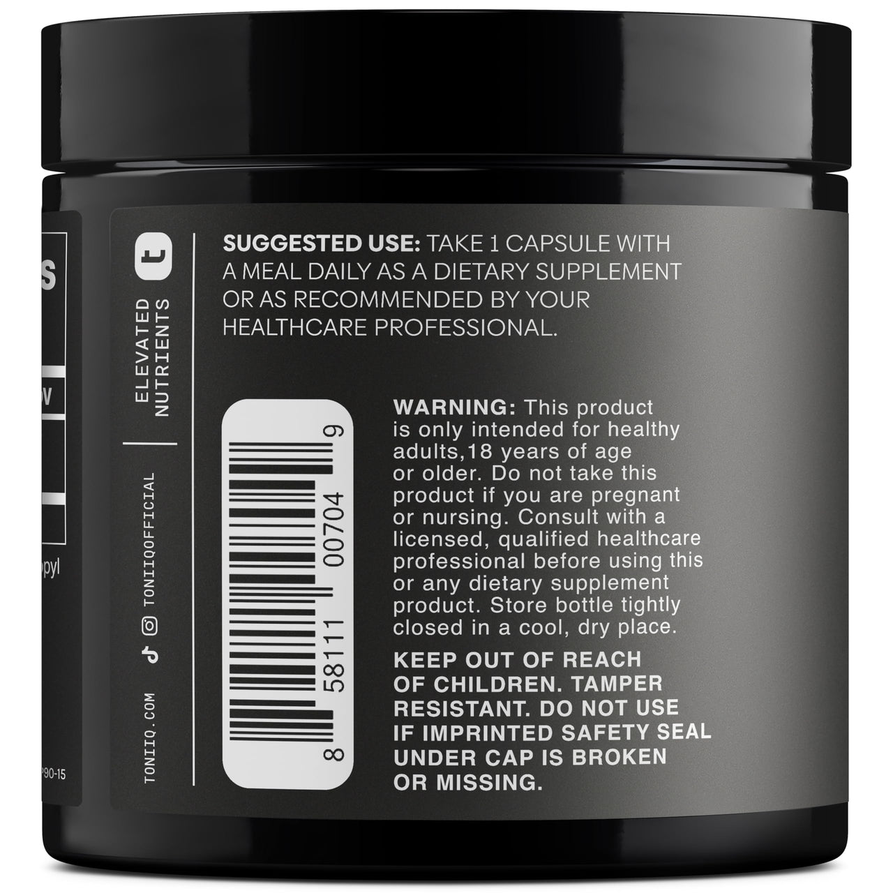 Toniiq Ultra High Strength 5HTP Capsules - 99%+ Highly Purified and Bioavailable - 12:1 Concentrated Extract - 200mg - 90 Veggie Capsules