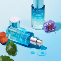 Thumbnail for Clarins Hydra-Essentiel Bi-Phase Face Serum | Intense Hydrating Serum| 60 Seconds to Plumper Skin* | 24H Hydration* | Double Dose Of Hyaluronic Acid | Lightweight | All Skin Types | 1 Fl Ounce