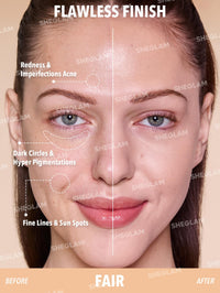 Thumbnail for SHEGLAM Skin Magnet High Coverage Foundation Stick Longwear Medium Face Makeup for All Skin Types-Fair