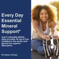 Thumbnail for Carlson - Chewable Iron, 30 mg, Superior Absorption, Blood Health, Energy Production & Optimal Wellness, Chewable Iron Supplement for Women & Men, Natural Strawberry Flavor, 120 Tablets