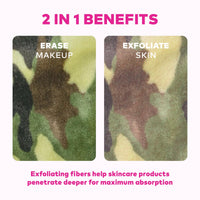 Thumbnail for The Original MakeUp Eraser PRO, Effortlessly Remove All Makeup Using Only Water, Including Waterproof Mascara, Eyeliner, Foundation, Lipstick, Sunscreen,and More! Camo, 1 ct.