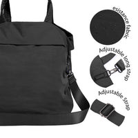 Thumbnail for ODODOS 19L Multi Hobo Bags 2.0 with 2 Straps for Women, Totes Handbags, Crossbody Shoulder Bags, Black