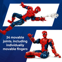 Thumbnail for LEGO Marvel Spider-Man Hero Figure - Super Hero Building Toy for Boys & Girls, Ages 12+ - Posable Kids Bedroom, Bookshelf or Desk Decor - Gift for Birthdays - 76346