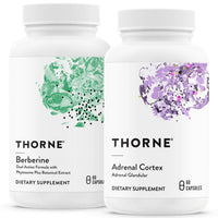 Thumbnail for THORNE - Stress and Immune Support Bundle - Berberine & Adrenal Cortex - 30 to 60 Servings