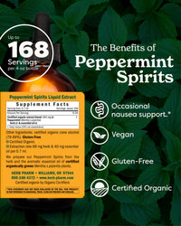 Thumbnail for Herb Pharm Certified Organic Peppermint Spirits Liquid Extract Digestive Support Blend - 4 Ounce (DPEP04)