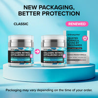 Thumbnail for SimplyVital Collagen, Retinol & Hyaluronic Acid Cream - Anti-Aging Face Moisturizer for Face, Firming Skin Care Neck & Décolleté - Made in USA, Daily Moisturizer Face Cream Day & Night - 1.7 fl.oz.