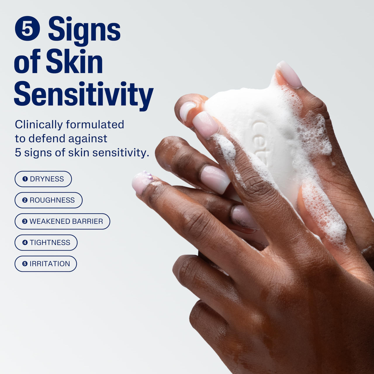 Cetaphil Gentle Cleansing Bar, 4.5 oz Bar (Pack of 6), Nourishing Cleanser Bar For Dry, Sensitive Skin, Non-Comedogenic, (Packaging May Vary)