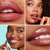 Thumbnail for Kaja Lip Gloss - Heart Melter | High-shine, Glossy Finish, Peppy Pink Nude, Moisturize, 05 Hunny Bun, 0.04 Oz