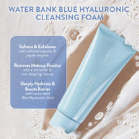 Thumbnail for LANEIGE Water Bank Cleansing Foam: Hyaluronic Acid, Papain, Visibly Smooth and Soften