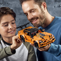 Thumbnail for Technic Chevrolet Corvette Zr1 Replica, 2 in 1 Collectible Car Model, Advanced Construction Set