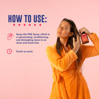 Thumbnail for Lola From Rio – Rapunzel Milk Spray for Women – Hydrating Leave-In Conditioner & Detangler – Lightweight Moisturizing Hair Treatment for Dry, Damaged Hair – 8.45 fl oz