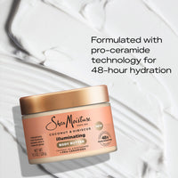 Thumbnail for SheaMoisture Illuminating Body Butter with Coconut & Hibiscus, Niacinamide and Pro-Ceramides, Renewing Skin’s Natural Glow, 48H Moisturizing 11.5 oz