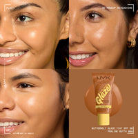 Thumbnail for NYX PROFESSIONAL MAKEUP Buttermelt Glaze Soft Glow Skin Tint + SPF 30, Up To 12HR Wear, 06 Praline Butta