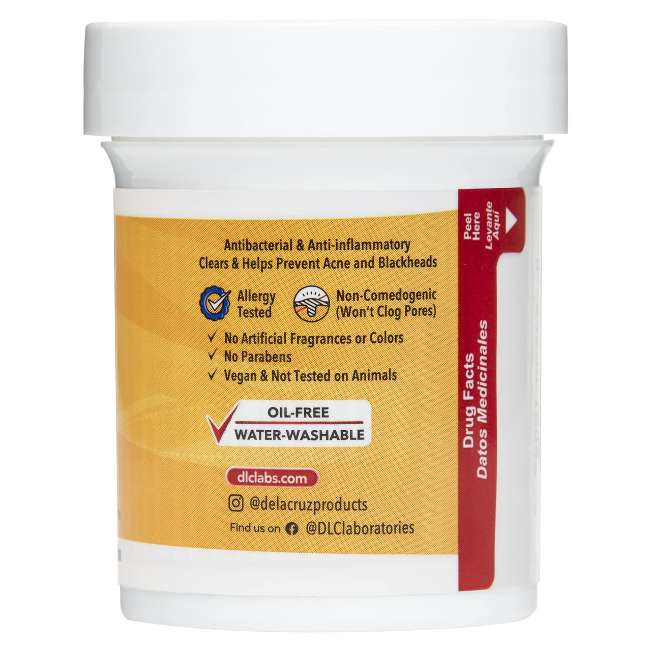 De La Cruz 10% Max Strength Sulfur Ointment Acne Treatment, Allergy-Tested, No Preservatives, Fragrances or Dyes, Made in USA 2.6 OZ Plus 2 Sulfur Soaps