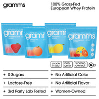 Thumbnail for GRAMMS Clear Protein Powder Packets 20G Protein for Women & Men & Lactose Free, Grass-Fed Whey Isolate, Gluten Free, Zero Sugar, Gut Friendly, Non-Bloating (Lemonade-10 Servings)