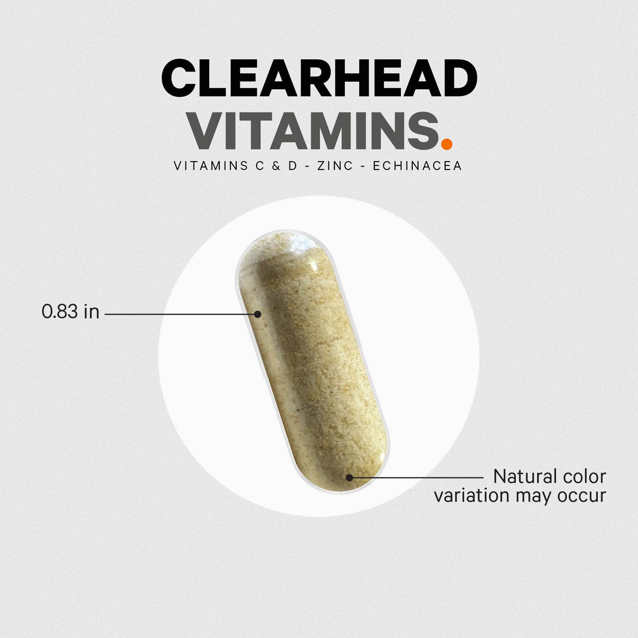 Codeage Clearhead Echinacea+ Supplement - Echinacea, Schisandra, Feverfew, Coptis, American Ginseng, Astragalus, Garlic, Probiotics, Vitamins C & D3, Zinc, Selenium - Clear Head Vitamin - 90 Capsules