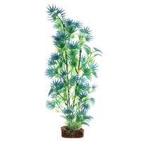 Thumbnail for GloFish Plant Aquarium Décor, Green and Blue Large, Fluorescent Under Blue LED Light
