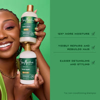 Thumbnail for Shea Moisture Bond Repair Conditioner Amla Oil Strengthens And Repairs Hair Bonds With Hydroplex Technology And Amla Oil For Less Breakage With Restorative HydroPlex Infusion 13 FlOz