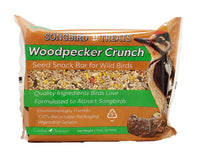 Thumbnail for Wildlife Sciences Songbird Treats Seed Bars | 1-2 lb Bird Seed Cakes for Wild Birds (Woodpecker Crunch)