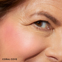 Thumbnail for LAURA GELLER NEW YORK Baked Blush-n-Brighten Marbleized Blush + Angled Brush (03 Coral Cove, 47mm)