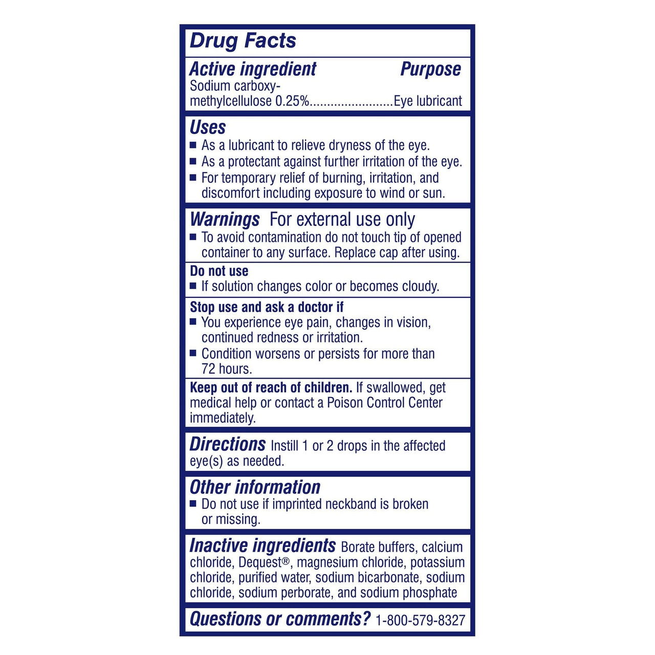 TheraTears Dry Eye Therapy Eye Drops for Dry Eyes, 1.0 Fl Oz