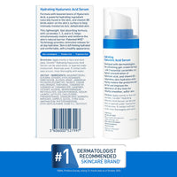 Thumbnail for Cerave Hyaluronic Acid Serum for Face with Vitamin B5 and Ceramides, Hydrating Face Serum for Dry Skin, Fragrance Free, 1 Ounce