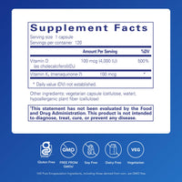 Thumbnail for Pure Encapsulations Vitamin D3 & K2 - Bone & Vascular Health Support - Immune Function* - Gluten Free - Non-GMO - 120 Capsules