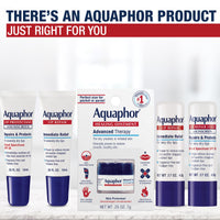 Thumbnail for Aquaphor Lip Repair Ointment, Moisturizing Lip Balm Pack, Relieves Dryness, 0.35 Tube, Pack of 2