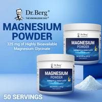 Thumbnail for Dr. Berg Magnesium Glycinate Powder for Sleep, Relaxation, & Stress Relief - Raspberry & Lemon Flavor (50 Servings) Magnesium Powder - Ideal for Bedtime Support & Calming