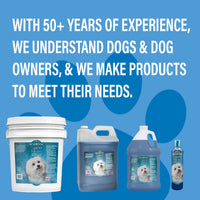 Thumbnail for Bio-Groom Super Whitening Dog Shampoo - Whitening Pet Shampoo, Dog Bathing Supplies, Puppy Wash, Grooming Supplies, Cruelty-Free - 1 Gallon